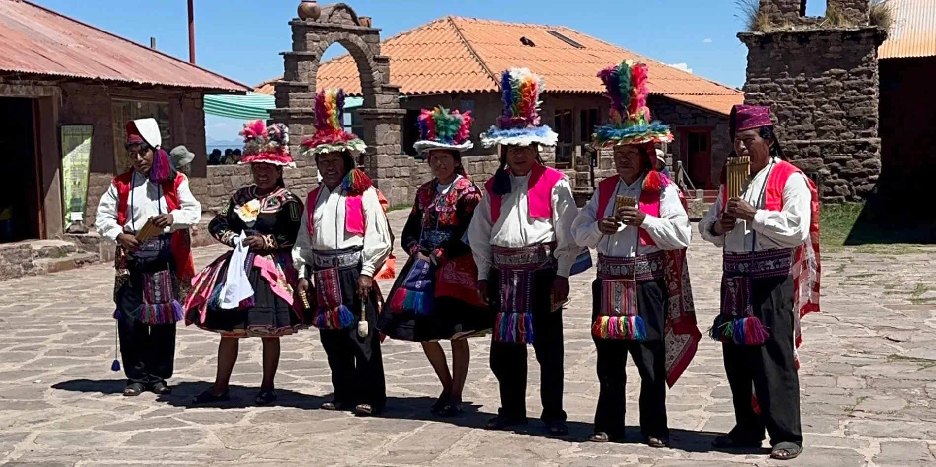 Taquile Island Peru terraced hills and traditional community life on Lake Titicaca
