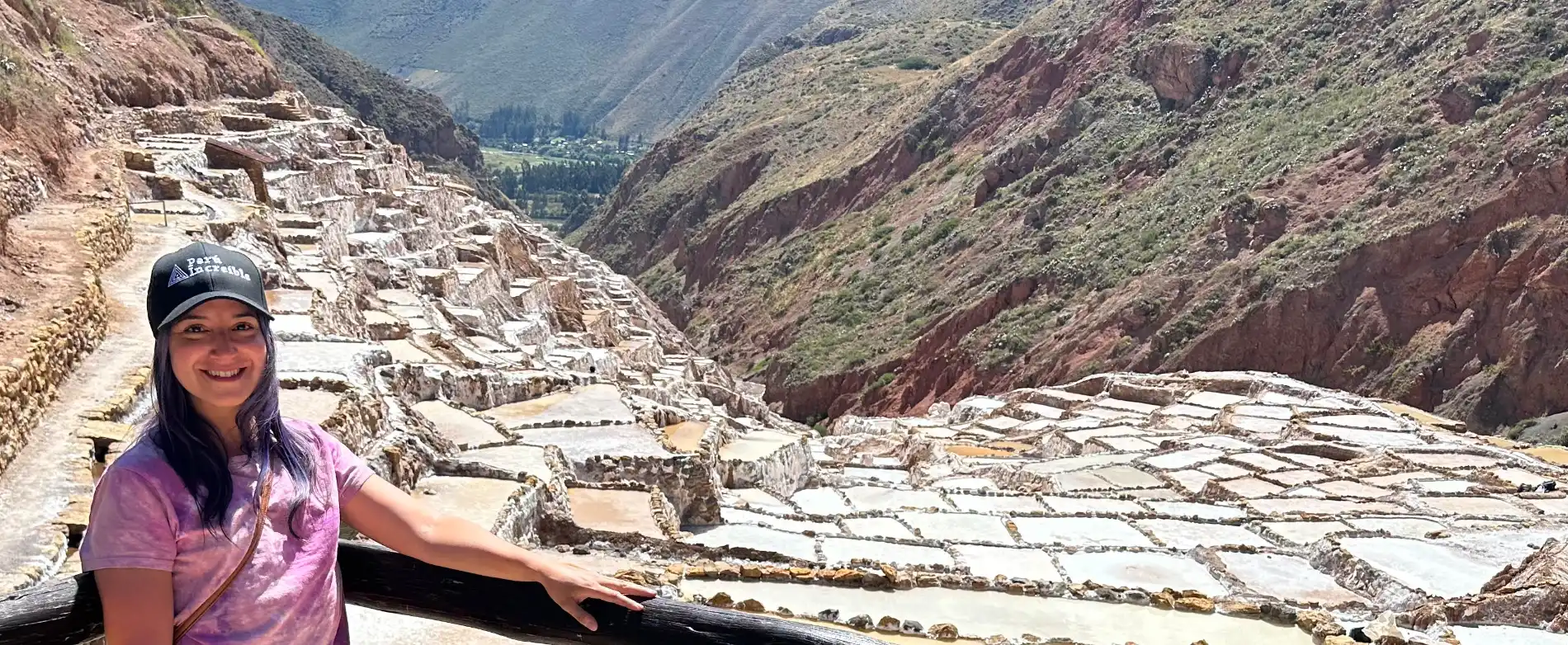 Salineras de Maras Peru ancient salt pans in Sacred Valley terraces