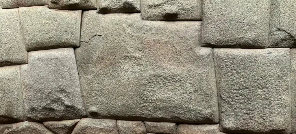 Inca stonework 12-angled stone in Cusco showing precision masonry without mortar