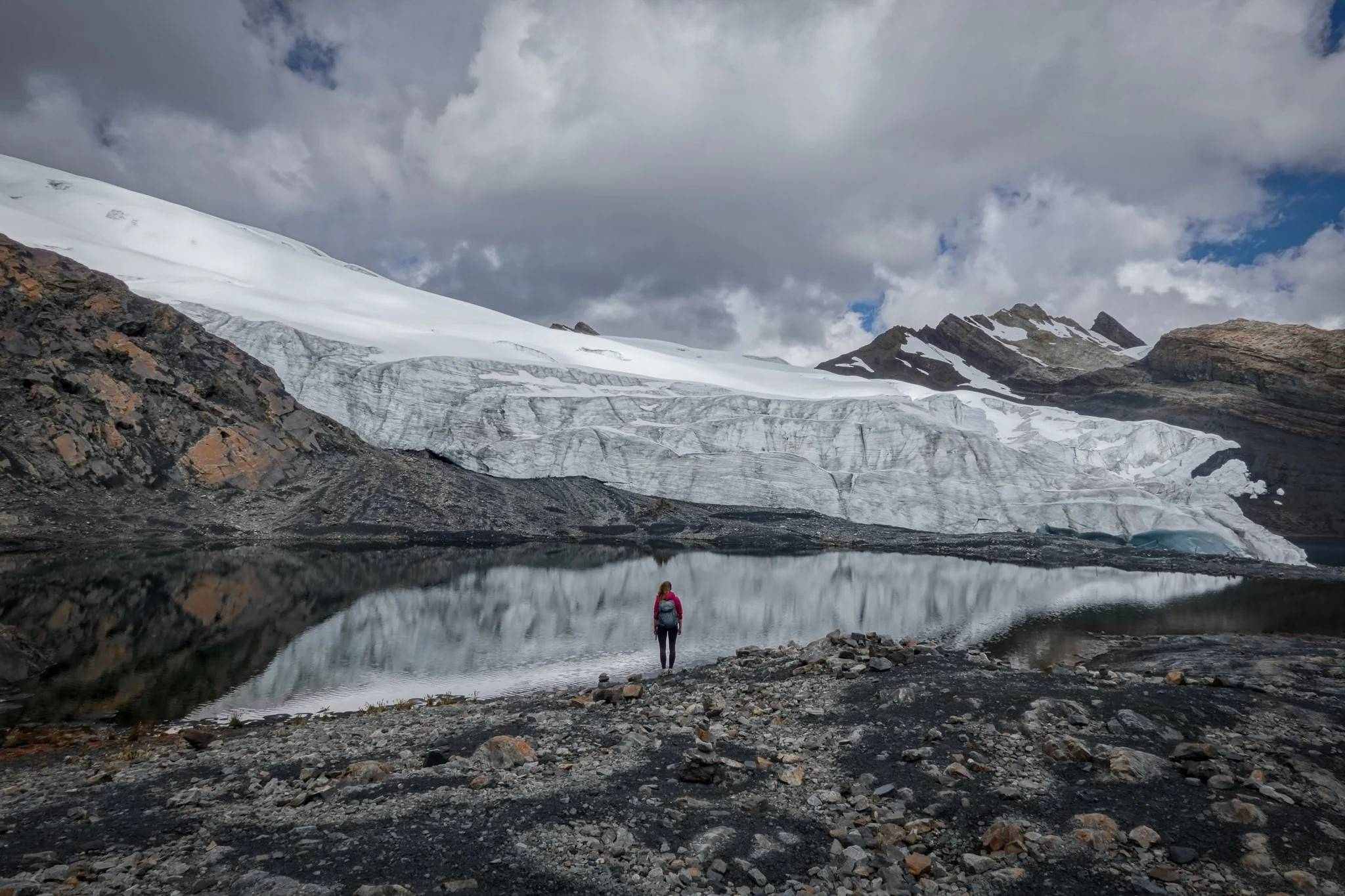 Pastoruri Glacier Peru landscape in the Andes